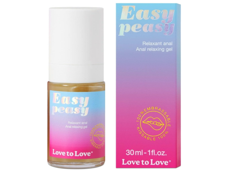 Love To Love Anal Relaxing Gel, Easy Peasy, 1 fl oz/30 mL