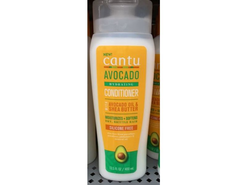 Cantu Avocado Hydrating Conditioner, Avocado Oil & Shea Butter, 13.5 fl oz/400 mL