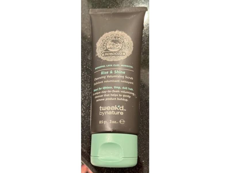 Tweak-d By Nature Cleansing Volumizing Scrub, Rise & Shine, 3 oz/85 g