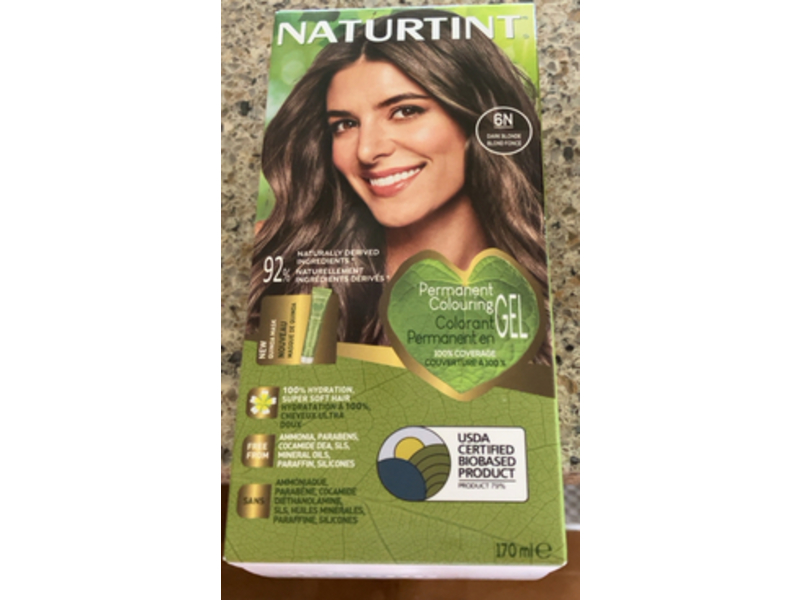 Naturtint Permanent Colouring Gel , 6N Dark Blonde, 5.28 fl oz/170 mL