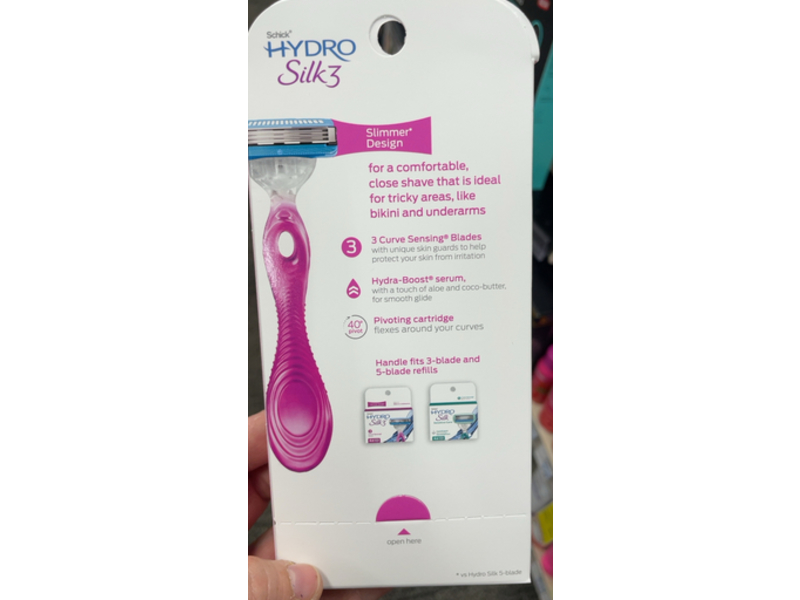 Schick Hydro Silk 3 Razors for Women, 3 Curve Sensing Blades