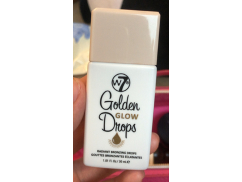 W7 Radiant Bronzing Drops, Golden Glow, 1.01 fl oz/30 mL