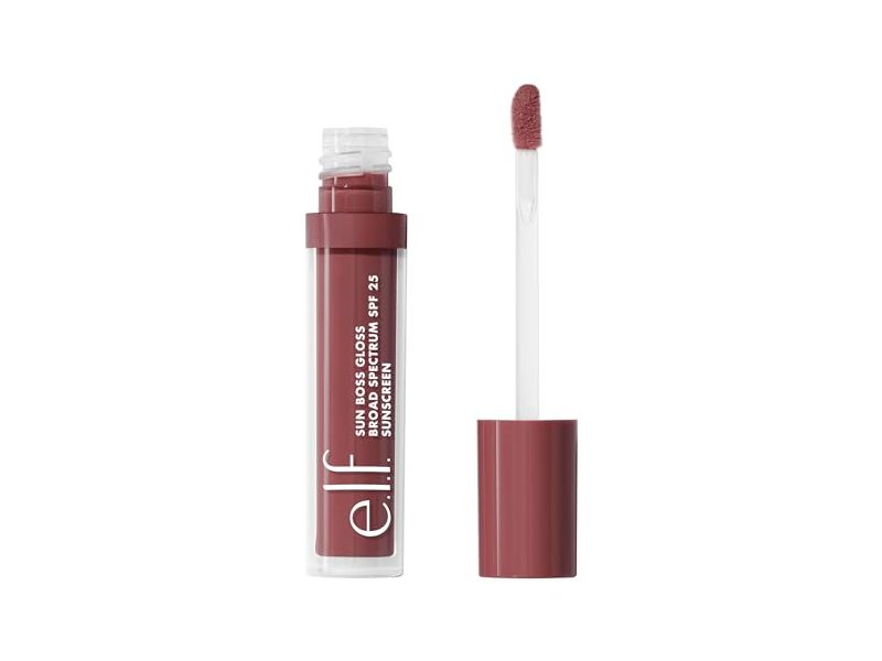 e.l.f. Sun Boss Gloss Sunscreen, SPF 25, That's My Jam, 0.13 f oz/4.0 mL