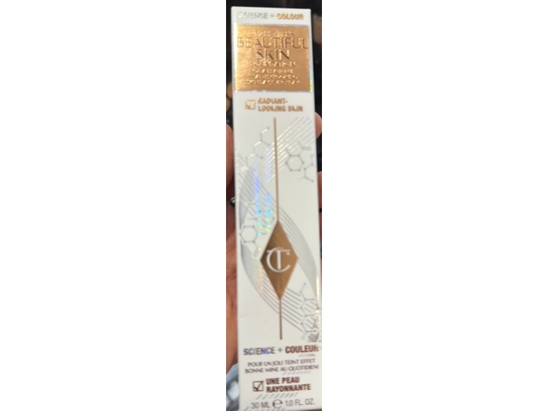 Charlotte Tilbury Charlotte's Beautiful Skin Foundation, 4 Warm, 10 fl oz/30 mL