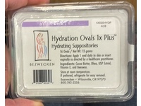 Bezwecken Hydration Ovals 1x Plus Hydrating Suppositories, 13 g, 16 Count - thumbnail 2