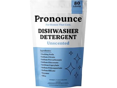 Pronounce Dishwasher Detergent, Unscented, 80 loads, 27.34 oz/0.78 kg