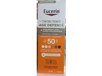 Eucerin Age Defense Tinted Lightweight Lotion, Hyaluronic Acid, SPF 50, 75 mL - thumbnail 2