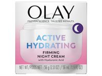 Olay Active Hydrating Firming Night Cream, Hyaluronic Acid, 1.9 fl oz.56 mL - thumbnail 1