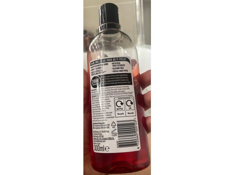 Alberto Balsam Shampoo, Summer Berry Blast, 300 mL