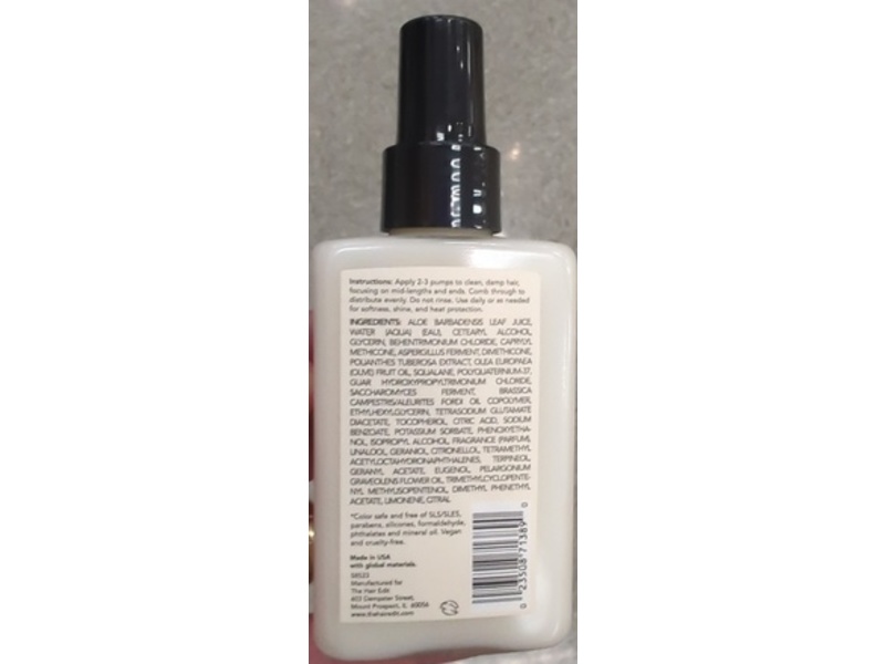 The Hair Edit Multi-Benefit Leave-In Conditioner, Squalane + Tuberose Flower, 5.1 fl oz/150 mL