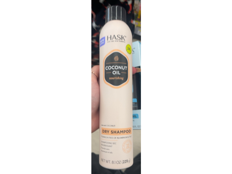 Hask Nourishing Dry Shampoo, Coconut Oil, 8.1 oz/229 g
