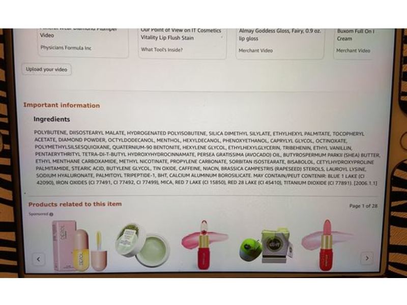 Physicians Formula Diamond Plumper Gloss, Light Pink Princess Cut, 0.17 fl oz