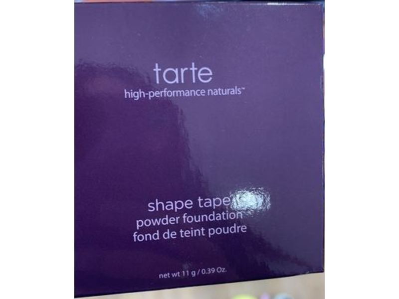 Tarte Shape Tape Powder Foundation, Tan Deep Neutral, 0.39 oz/11 g