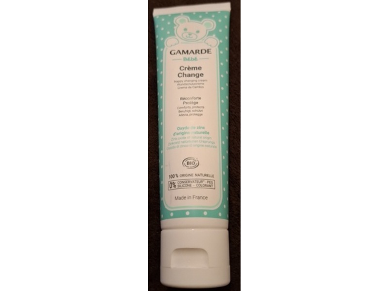 Gamarde Creme Change Nappy Changing Cream, 3.38 fl oz/100 mL