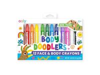Ooly Body Doodlers 12 Face & Body Crayons, 0.43 oz/12.2 g - thumbnail 1