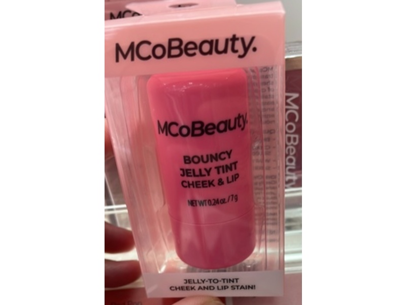 MCoBeauty Bouncy Jelly Cheek & Lip Tint, Red Pop, 0.24 oz/7 g