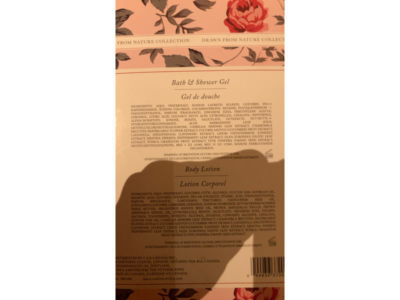 Crabtree & Evelyn Bath & Shower Gel, Body Lotion Set