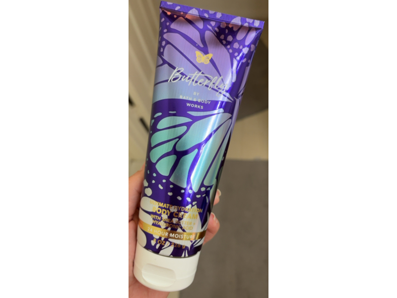 Bath & Body Works Butterfly Ultimate Hydration Body Cream, Shea Butter + Hyaluronic Acid, 8 oz/226 g, Pack Of 2