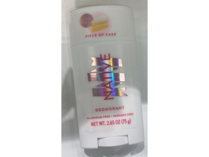 Native Deodorant, Piece Of Cake, 2.65 oz/75 g