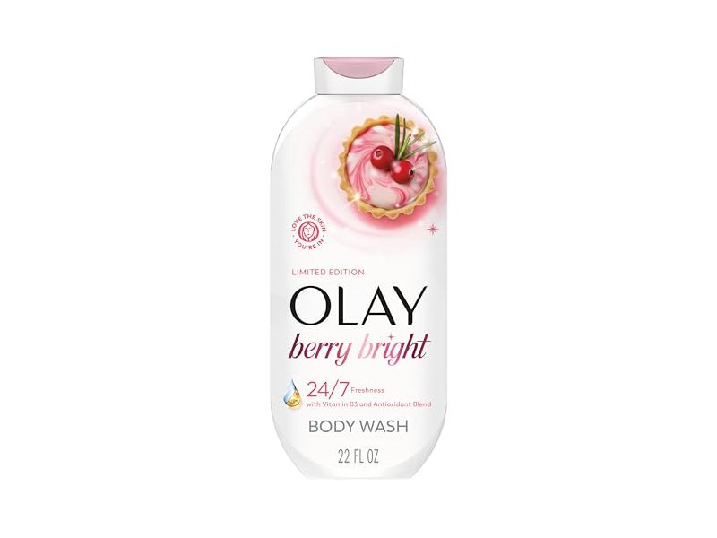 Olay Body Wash, Berry Bright, 22 fl oz/650 mL