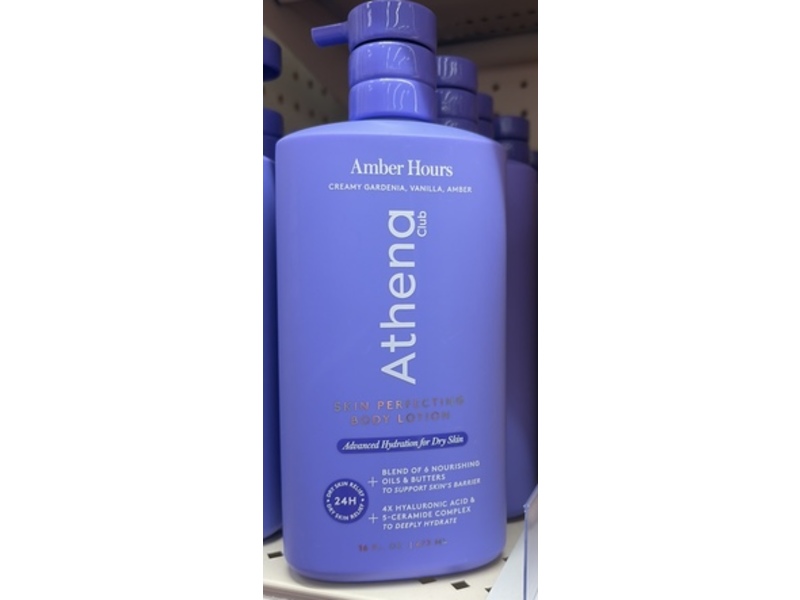 Athena Club Skin Perfecting Body Lotion, Amber Hours, 16 fl oz/473 mL