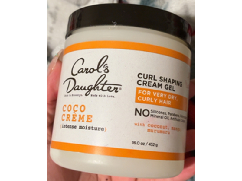 Carol’s Daughter Coco Curl Shaping Cream Gel, Coconut + Mango & Murumuru, 16 oz/452 g
