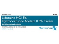 Lidocaine HCI 3% - Hydrocortisone Acetate 0.5% cream, 3 oz/85 g, Pharma PureRx (Rx) - Image 2