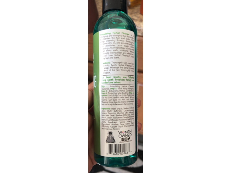 Taliah Waajid Stimulating Herbal Cleanser, 8 fl oz/237 mL