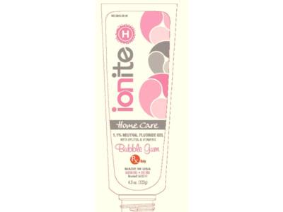 Ionite Home Care 1.1% Neutral Fluoride Gel, 4.3 oz/122 g, Ionite Homecare (RX)