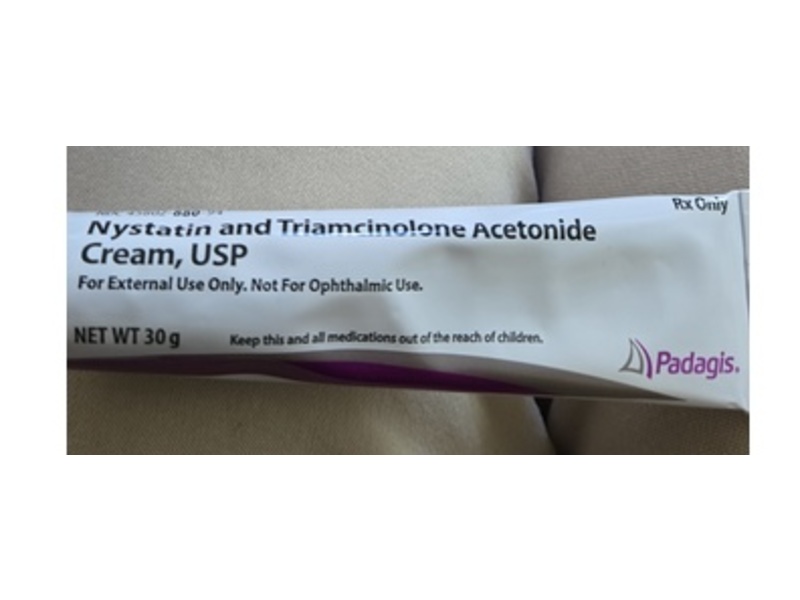 Nystatin and Triamcinolone Acetonide Cream, 30 g, Padagis (Rx)