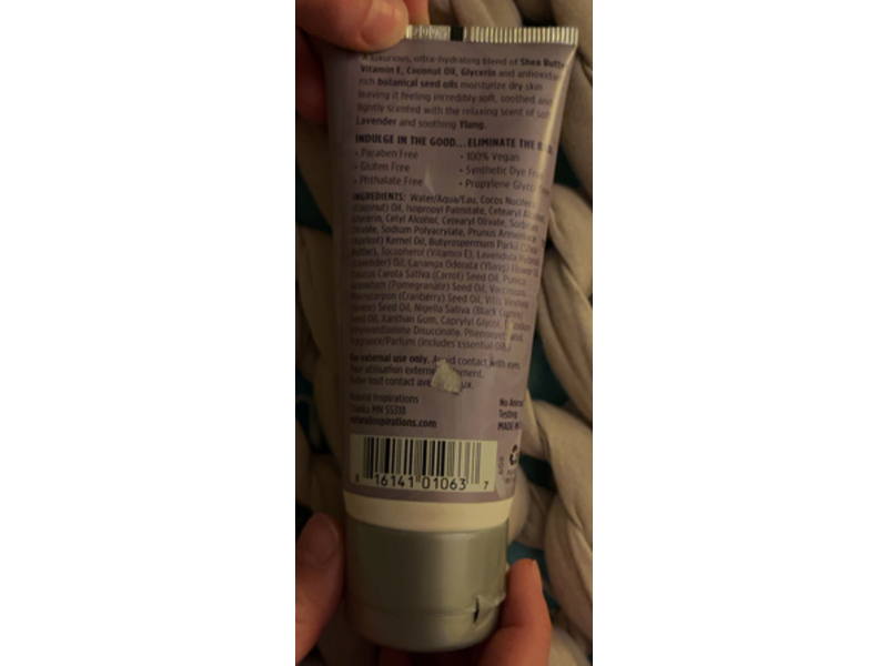 Natural Inspiration Ultra Hydration Hand Cream, Lavender Ylang, 2 oz/57 g