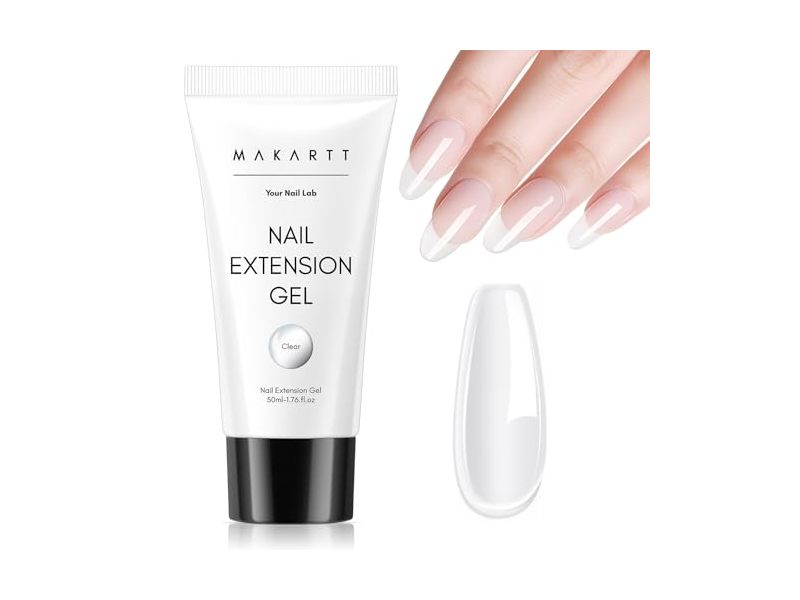 Makartt Nail Extension Gel, Clear, 1.76 fl oz/50 mL