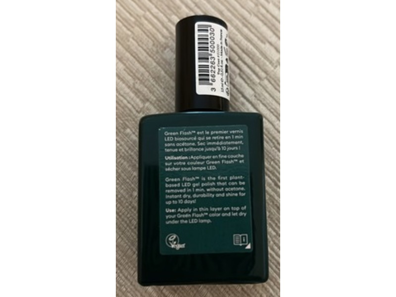 Manucurist Paris Green Flash Top Coat, 0.51 fl oz/15 mL