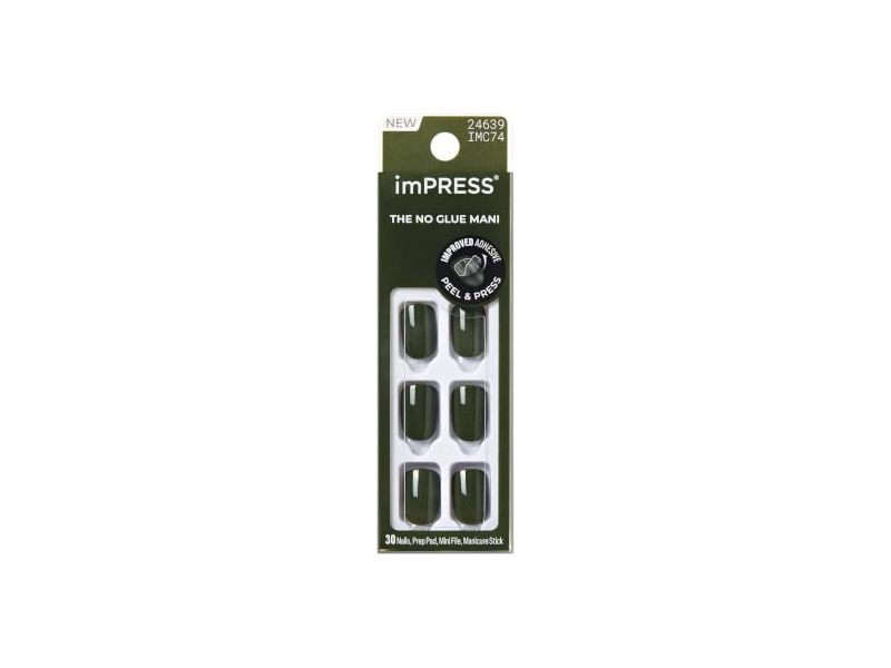 imPress The No Glue Mani Peel & Press Nails, Boreal, 30 Count