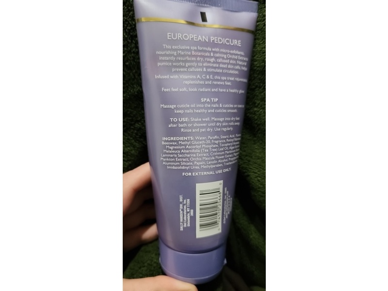 Sally Hansen Radiant Glow Foot Scrub, 5.5 oz/56 g