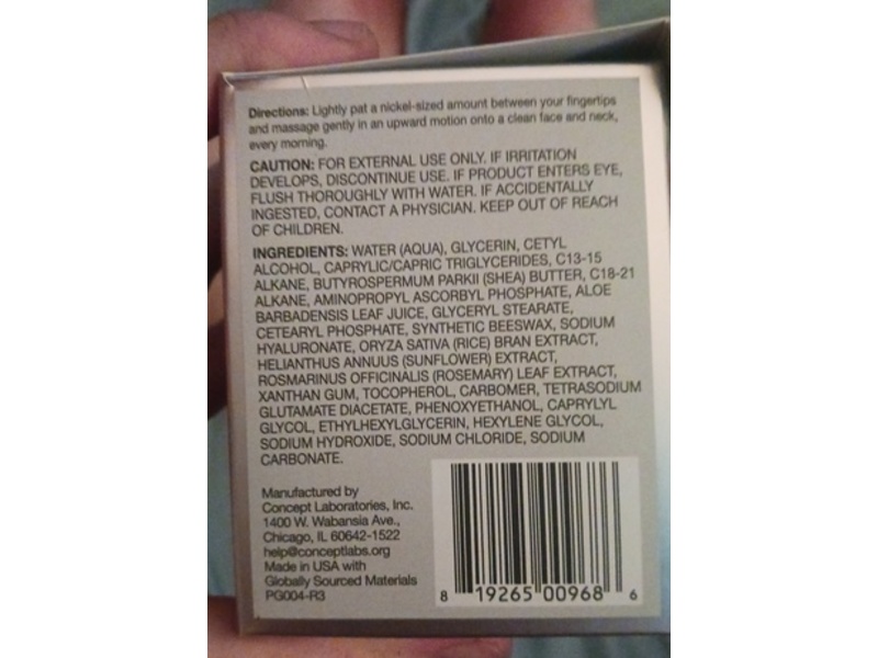 Progenix Brightening Day Cream, Vitamin C, 1 fl oz/30 mL