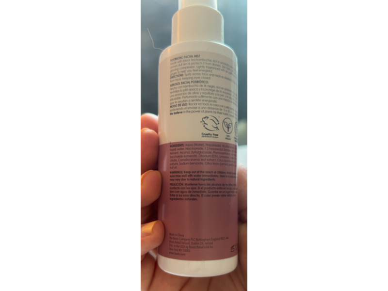 Botanics Revive & Protect Postbiotic Facial Mist, Black Tea Kombucha, 3.3 fl oz/100 mL