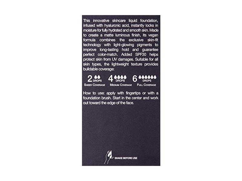 By Terry Hyaluronic Hydra-Foundation Hydrating Liquid Foundation With SPF 30, 100N Fair 1 oz