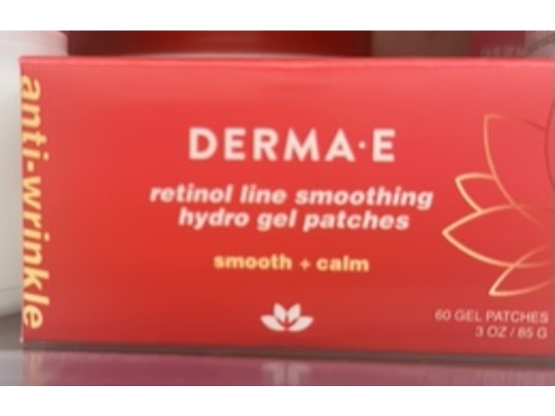 Derma E Retinol Line Soothing Anti Wrinkle Gel Patches, 3 oz/85 g, 60 Count