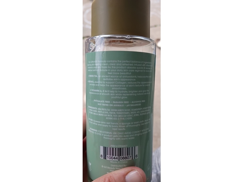 Global Beauty Care Body Wash, Green Tea & Fig, 10 fl oz/295 mL