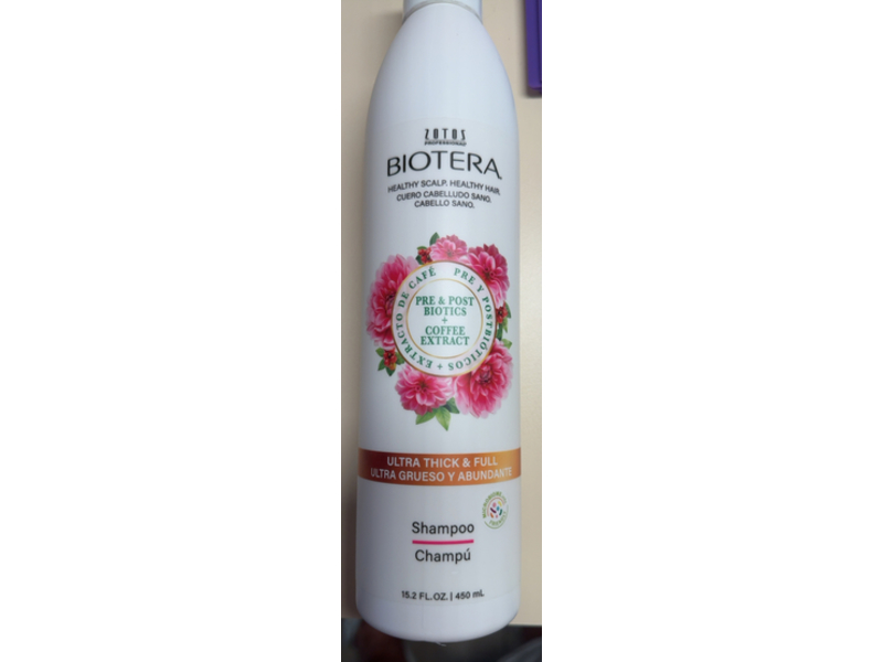 Zotos Biotera Ultra Thick & Full Shampoo, 15.2 fl oz/450 mL