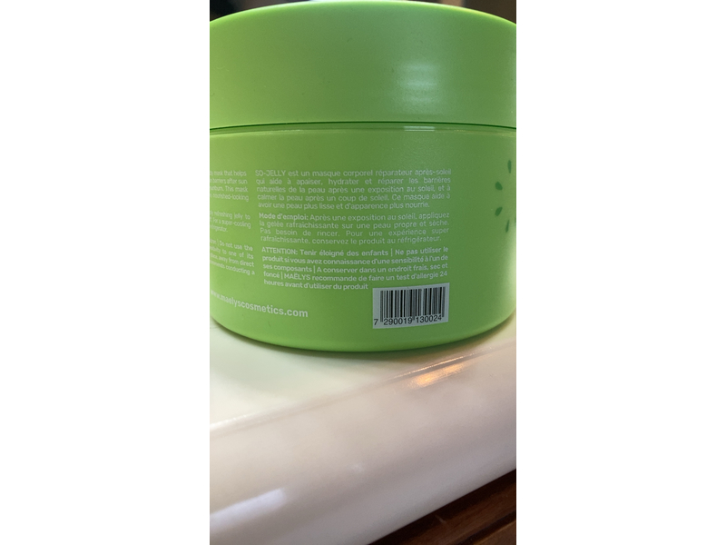 Maelys So-JELLY After Sun Restorative Body Mask, 6.8 fl oz/200 mL