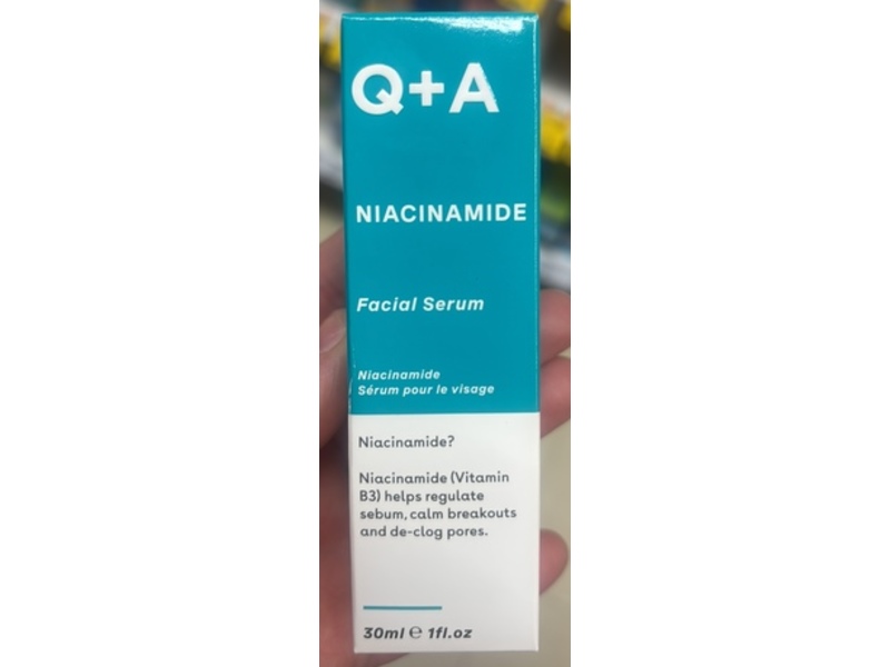 Q+A Facial Serum, Niacinamide, 1 fl oz/30 mL