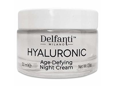 Delfanti Milano Age Defying Night Cream, Hyaluronic Acid, 1.7 fl oz/50 mL