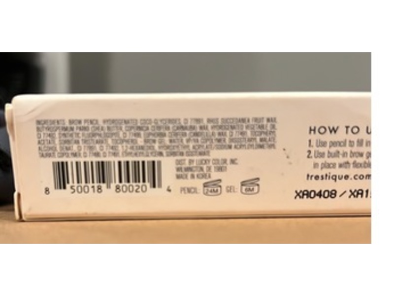 Trestique Brow 2-In-1 Refillable Brow Pencil + Gel Set, Latte