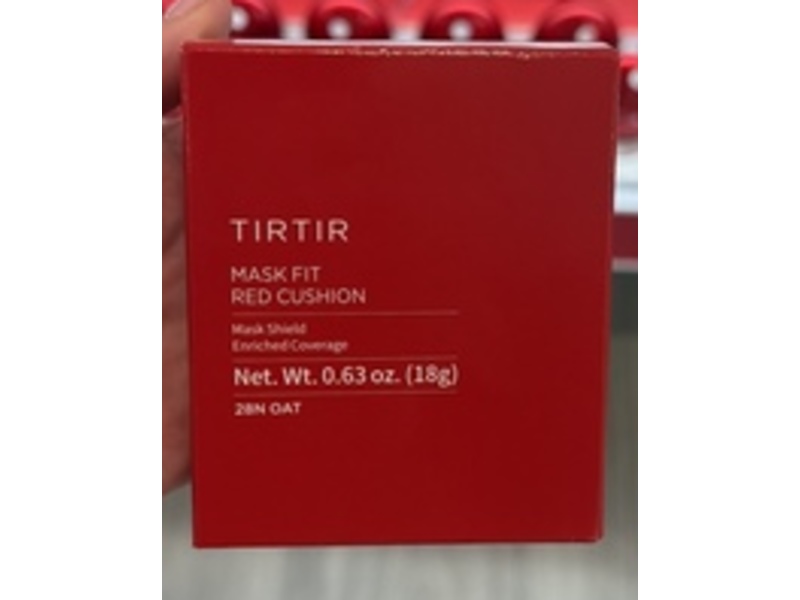 Tirtir Mask Fit Red Cusion Foundation, 28N Oat, 0.63 oz/18 g