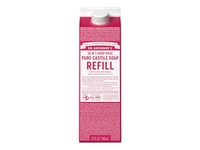 Dr. Bronner's 18-In-1 Pure Castile Magic Soap Refill, Rose, 32 fl oz/946 mL - Image 2