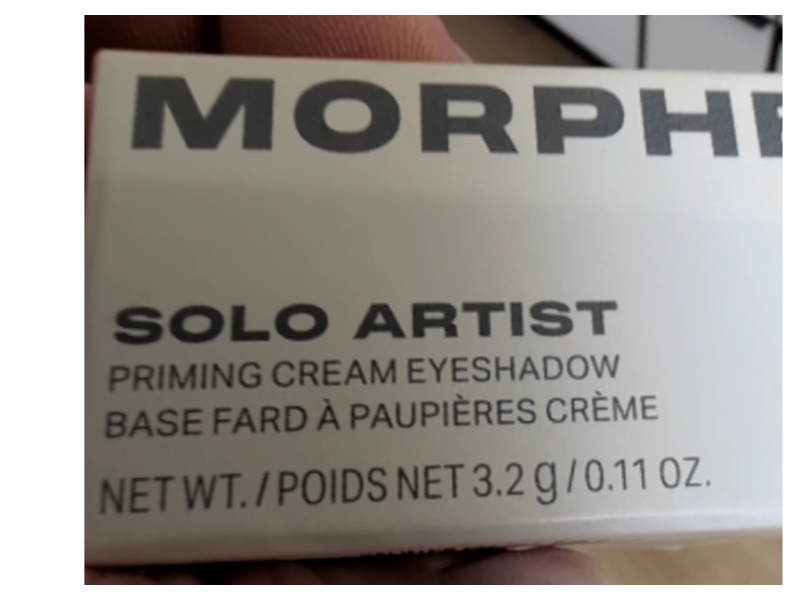 Morphe Solo Artist Priming Cream Eyeshadow, Airplay, 0.11 oz/3.2 g
