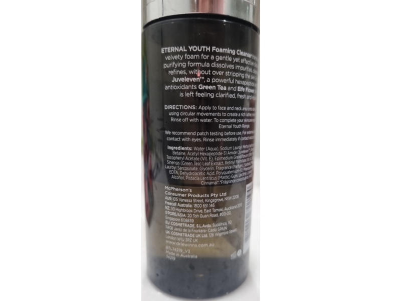 Dr. Lewinn's Eternal Youth Foaming Cleanser, 5.1 fl oz/50 mL