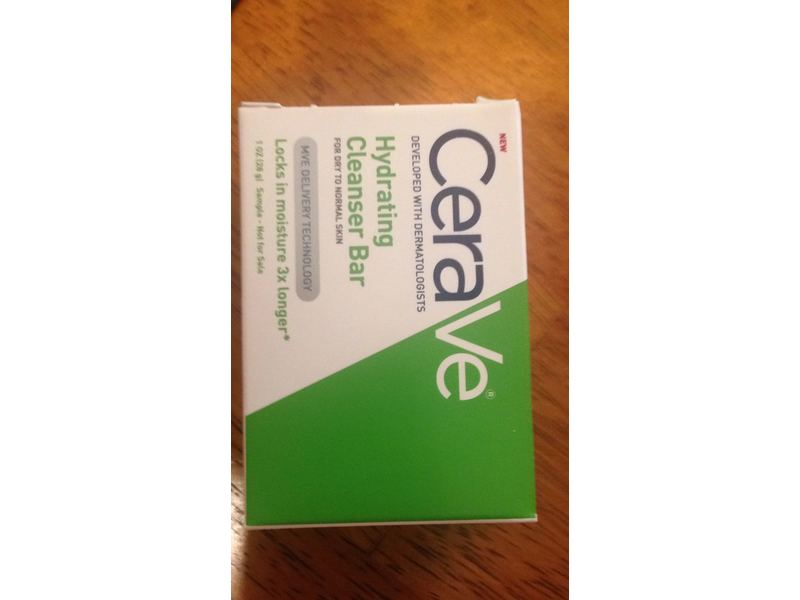 CeraVe Hydrating Cleanser Bar, Dry to Normal Skin